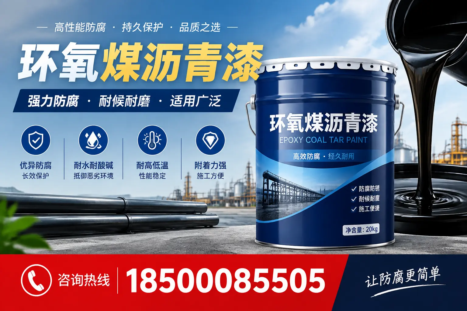 环氧煤沥青漆在不同气候条件下的表现分析，南通适用性